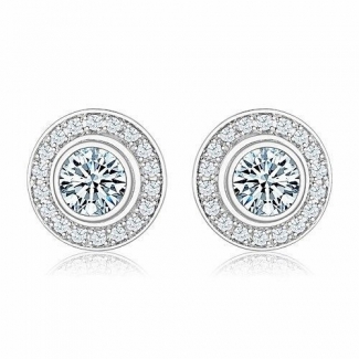 Cartier D'AMOUR Earrings in 18K White Gold with Diamond